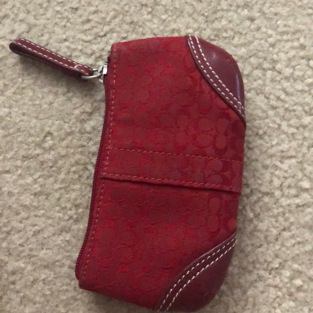 Coach keychain bag